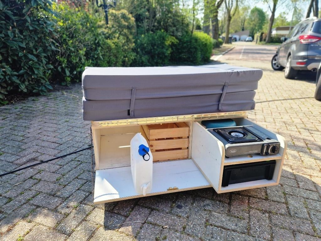 Campeerbox Kangoo / Berlingo / Partner / Caddy – Stealth, Caravans en Kamperen, Camper-accessoires, Ophalen, Zo goed als nieuw