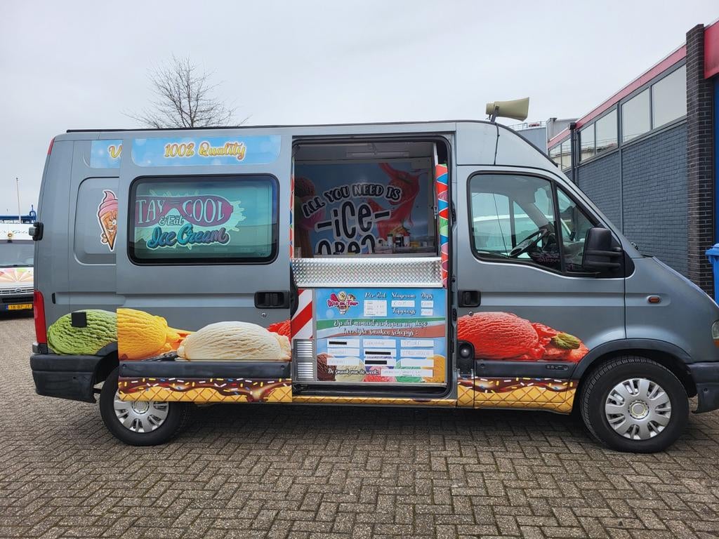 IJsbus verkoopwagen, Zakelijke goederen, Partijgoederen en Retail | Verkoopwagens, Ophalen of Verzenden