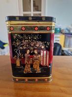 Vintage blik met oosterse voorstellingen, Ophalen of Verzenden, Gebruikt, Overige, Overige merken