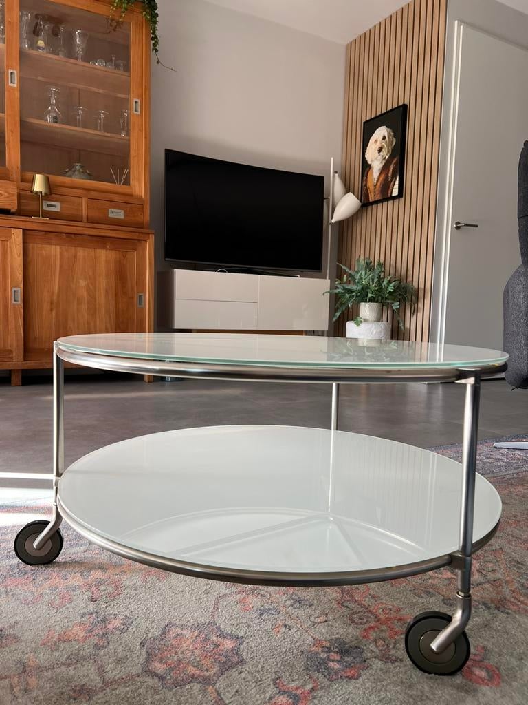 IKEA "Strind" 1999 vintage Salontafel, Ehlen Johansson, Ophalen, Gebruikt, 50 tot 100 cm, Rond