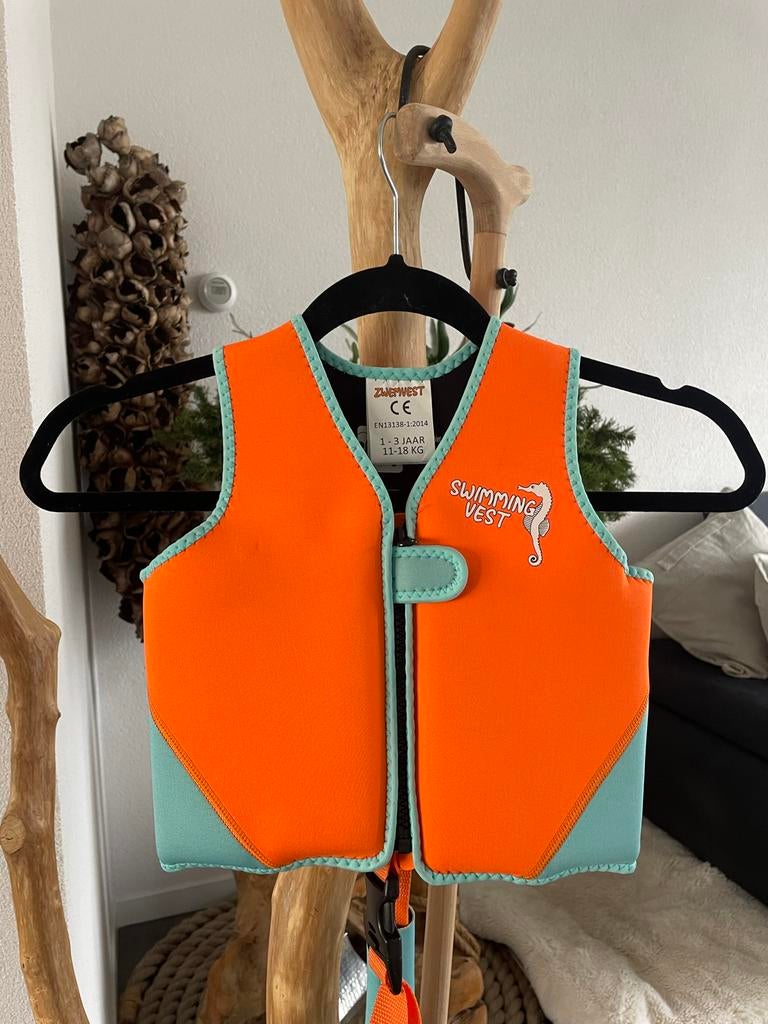 Nieuw zwemvest 1-3 jaar 11-18 kilo, Kinderen en Baby's, Babykleding | Baby-zwemkleding, Jongetje of Meisje, Nieuw, Overige maten