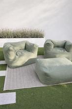 Bryck chair (2x) met hocker - groen, Ophalen