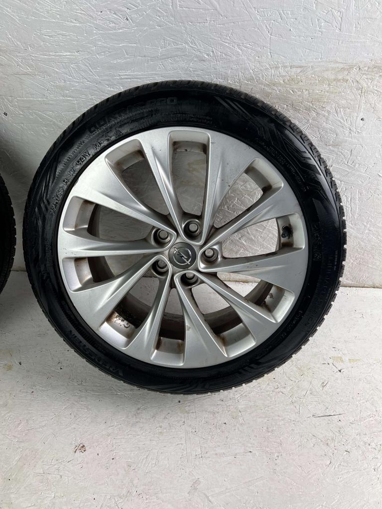 Originele Opel Astra Mokka velgen 17" 5x105 all-season 7mm!, Auto-onderdelen, Banden en Velgen, Niet ingevuld, Gebruikt, Banden en Velgen