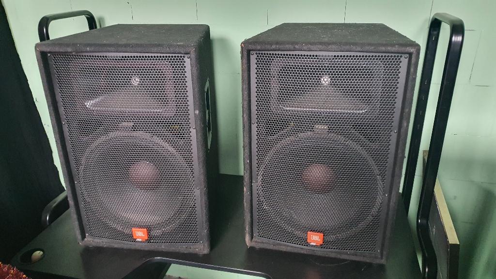 Setje JBL JRX115 Speakers, Audio, Tv en Foto, Luidsprekers, Ophalen, Gebruikt, JBL, 120 watt of meer