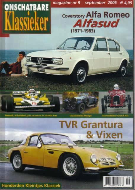 OK 9 2006 : Alfa Romeo Alfasud - TVR Grantura & Vixen - Ford, Boeken, Auto's | Folders en Tijdschriften, Gelezen, Algemeen, Ophalen of Verzenden