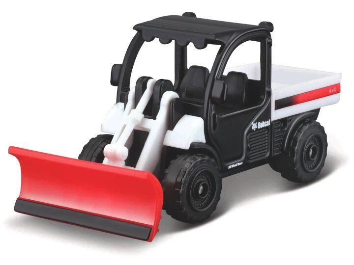 Maisto: Mini Work Machines: Bobcat 5600 met Sneeuwploeg, ., Nieuw, Ophalen of Verzenden, .