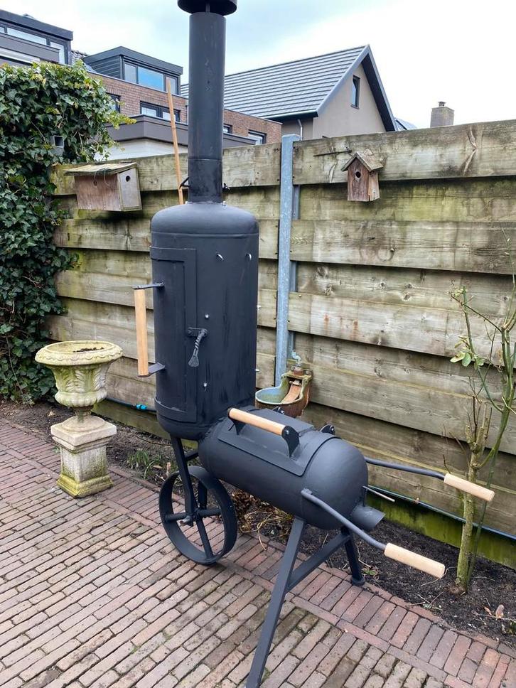 EXCLUSIEVE BBQ SMOKER, Tuin en Terras, Houtskoolbarbecues, Nieuw, Ophalen