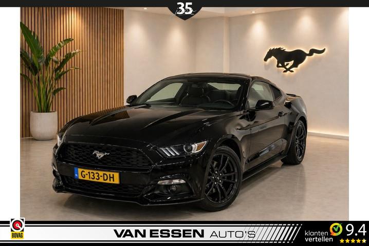 Ford Mustang Fastback 2.3 EcoBoost Automaat Leder Camera Sto, Automaat, Gebruikt, Euro 6, 4 stoelen