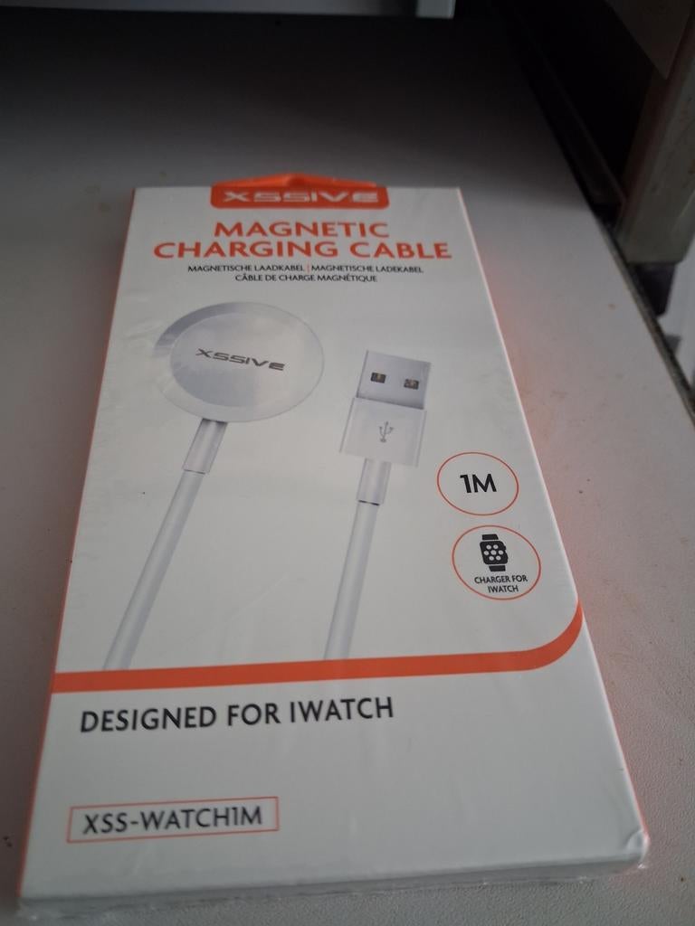 XSSIVE Magnetische Oplaadkabel voor iWatch - 1M, Ophalen of Verzenden, Nieuw, Apple iPhone