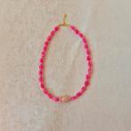 Kralen ketting roze met vis, Overige materialen, Verstelbaar, Nieuw, Ophalen of Verzenden