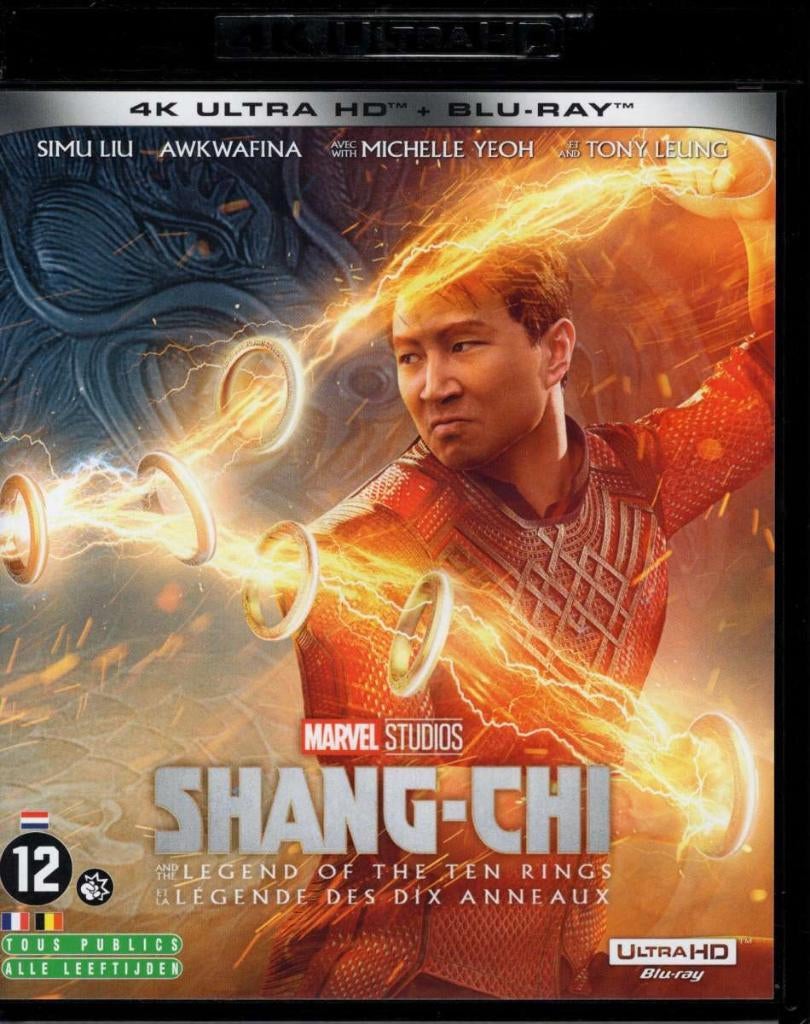 Shang-Chi - 4K + Bluray (2021) - Nederlandse uitgave, Cd's en Dvd's, Blu-ray, Zo goed als nieuw, Actie, Verzenden