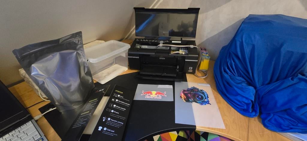 DTF A4 Printer met pasfolie - Nieuwstaat, Computers en Software, Printers, Ophalen, Printer, Kleur printen, Zo goed als nieuw