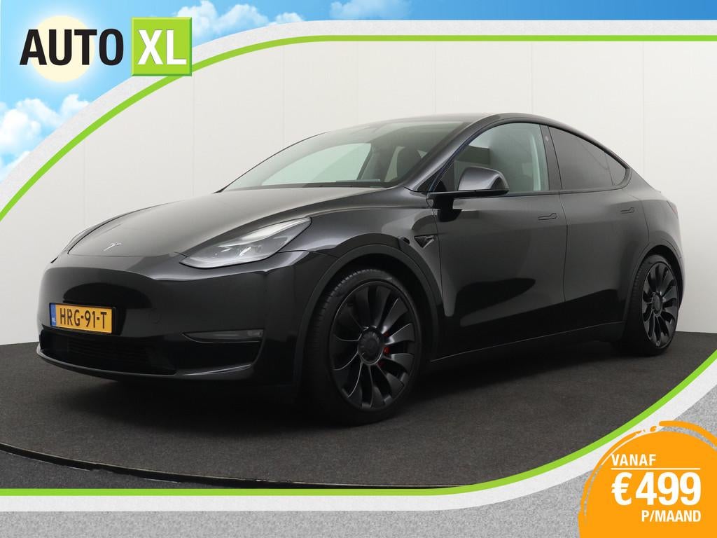 Tesla Model Y Performance AWD 75 kWh Autopilot Pano-dak 21'L, Auto's, Tesla, Automaat, 514 km, Gebruikt, 1972 kg