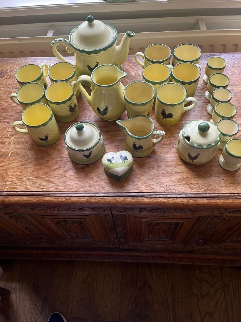 Zeller Keramiek Hanh & Henne ook wel haan & kip servies!, Huis en Inrichting, Ophalen, Keramiek, Overige stijlen