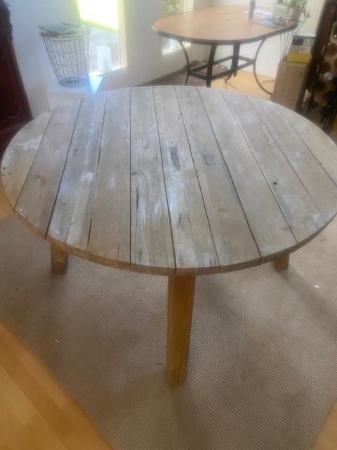 tafel, Huis en Inrichting, Tafels | Eettafels, Ophalen, 100 tot 150 cm, Rond, 50 tot 100 cm