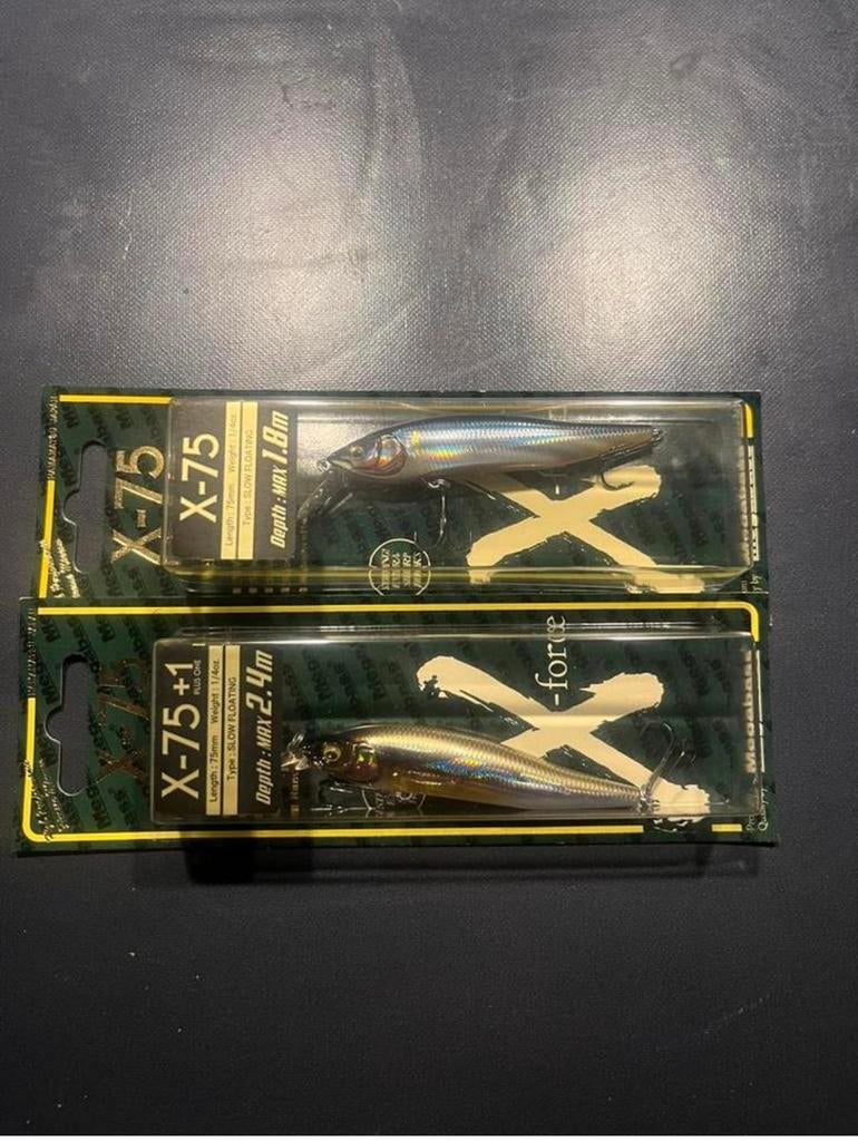 Megabass nanahan en nanahan + 1, Watersport en Boten, Hengelsport | Roofvissen, Ophalen, Zo goed als nieuw, Overige typen