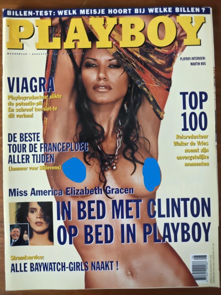 Playboy augustus 1998, Ophalen of Verzenden, Gelezen, Muziek, Film of Tv