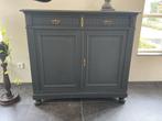 Vintage zwarte kast, Antiek en Kunst, Antiek | Meubels | Kasten, Ophalen