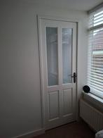 2x Binnendeur met glas, 213x78 cm, Doe-het-zelf en Verbouw, Deuren en Horren, Ophalen of Verzenden