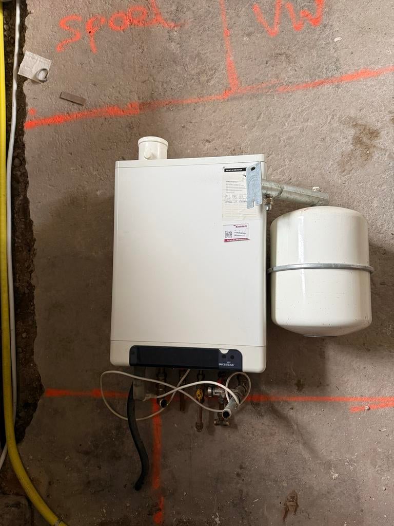 Intergas Kombi Kompakt HRE 24/18 CV-ketel (2012), Ophalen, Gebruikt, Cv-ketel of Combi-ketel, Hoog rendement (Hr)