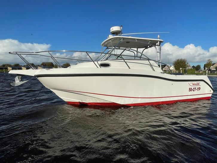 boston whaler 255 conquest unieke in Nederland! diesel!, Watersport en Boten, Vis- en Consoleboten, Gebruikt