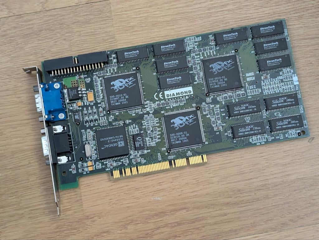 Diamond 3dfx Voodoo 2 defect, Ophalen