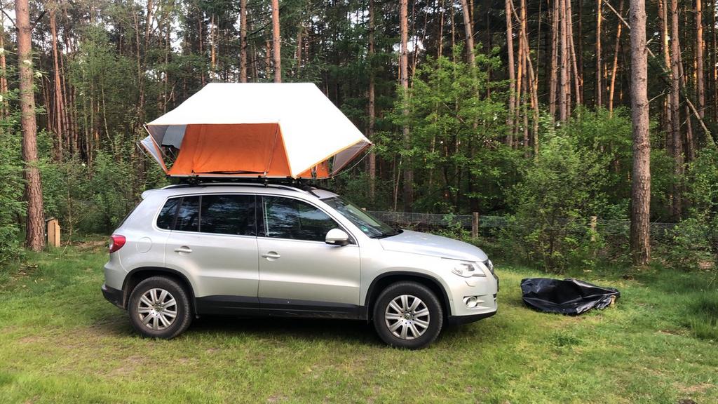 Daktent auto | Gipsy Premium Rooftop Tent, Caravans en Kamperen, Tenten, Ophalen, Gebruikt, Tot en met 2