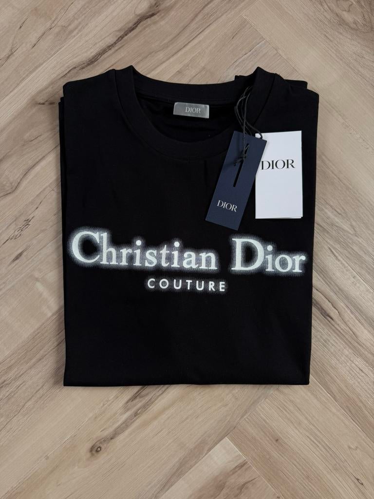 Christian Dior met print, Kleding | Heren, T-shirts, Ophalen of Verzenden, Nieuw, Overige maten, Zwart