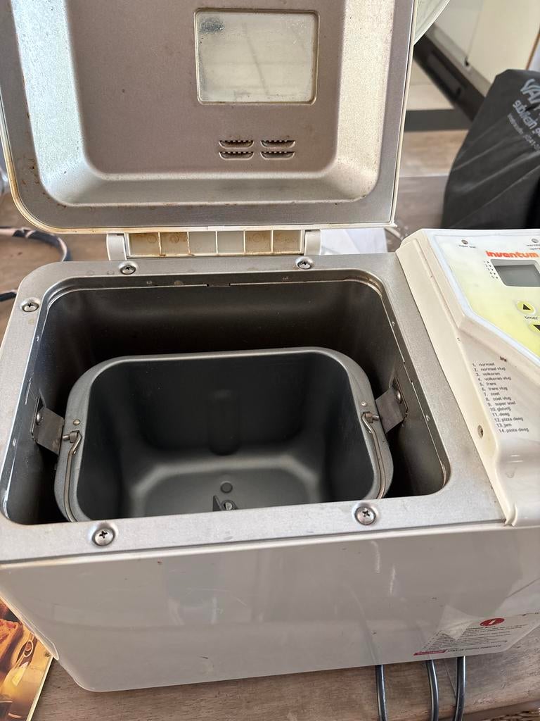 Inventum Broodbakmachine BM35, Met timer, Gebruikt, 800 tot 1200 gram deeg, Ophalen of Verzenden