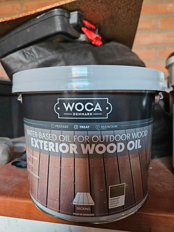 WOCA Buiten Houtolie Hazelnoot, Doe-het-zelf en Verbouw, Verf, Beits en Lak, Nieuw, Ophalen