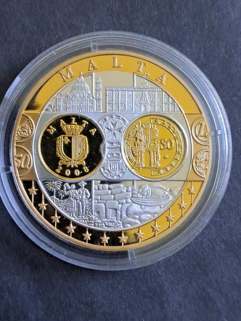 Europa 20 gram 999 Malta, Ophalen of Verzenden, Zilver