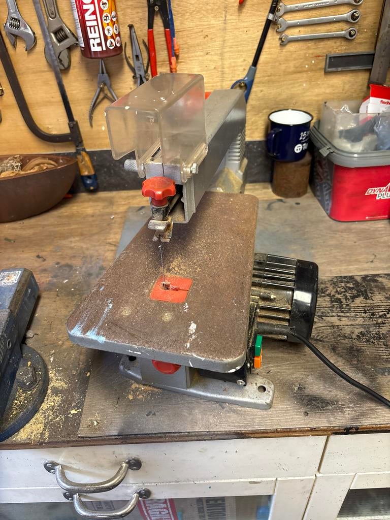 Kinzo figuurzaagmachine, Ophalen, Minder dan 30 mm, Gebruikt, Figuurzaag