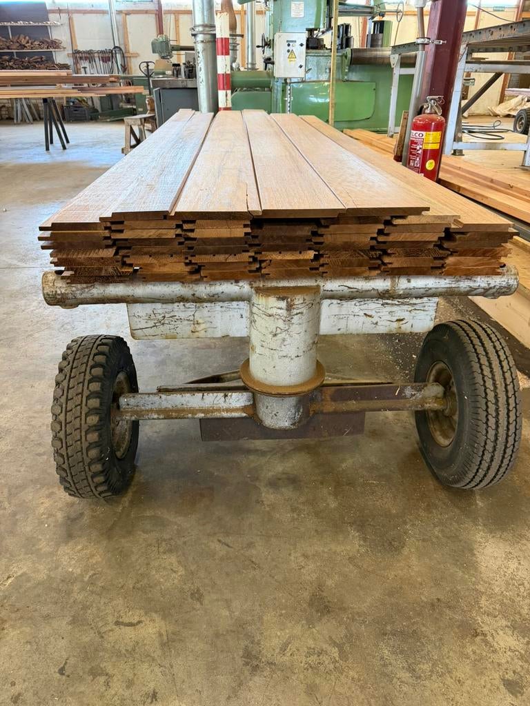 Thermo frake/vuren grenen B keus partij, Ophalen, Zo goed als nieuw, 250 cm of meer, Balken