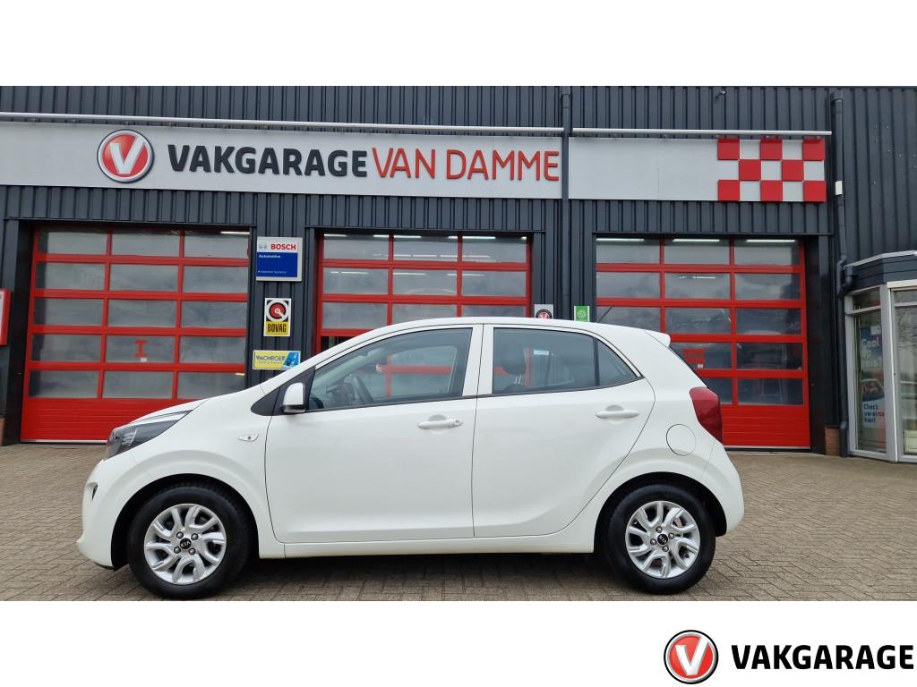 Kia Picanto 1.0 CVVT Eco.PlusL (bj 2018), Auto's, 4 stoelen, Wit, Origineel Nederlands, Bedrijf
