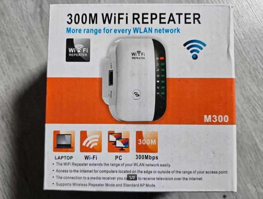 Te ruil/koop: 300m wifi versterker/repeater, Ophalen of Verzenden, Nieuw