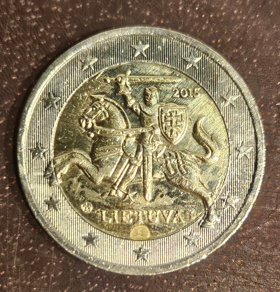 2 Euro munt Litouwen 2015, Postzegels en Munten, Munten | Europa | Euromunten, Ophalen of Verzenden