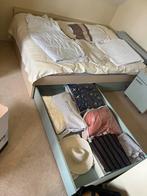 Complete slaapkamer set van Van Venrooij, Ophalen, Gebruikt, Beige, Twijfelaar