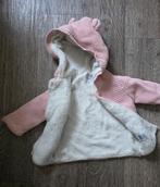 Roze gebreid vestje met capuchon en oortjes (12-18 mnd), Ophalen of Verzenden, Gebruikt, Fred & Flo, Meisje