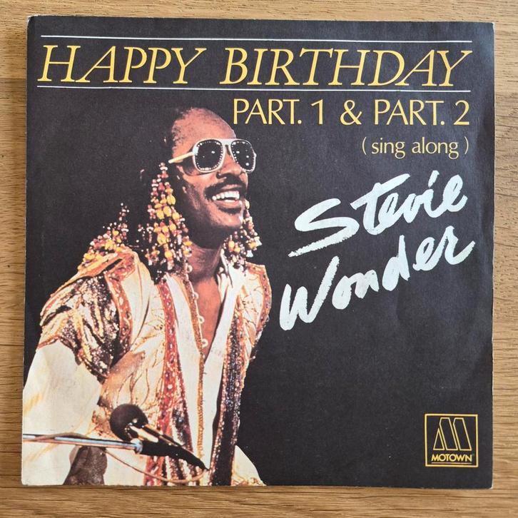 Stevie Wonder - Happy Birthday (Single), Cd's en Dvd's, Vinyl Singles, Ophalen of Verzenden