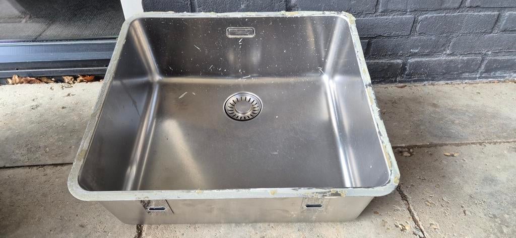 Franke RVS Spoelbak 48x43cm gebruikt, Ophalen, Gebruikt