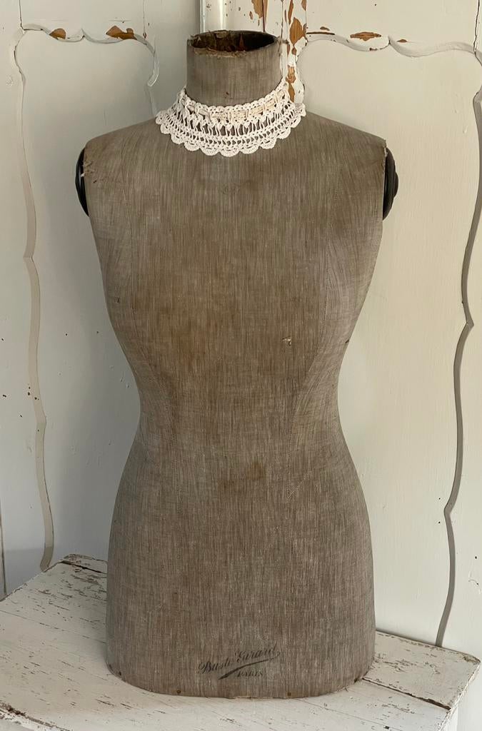 Brocante oude Gerard Paris paspop buste, Ophalen of Verzenden