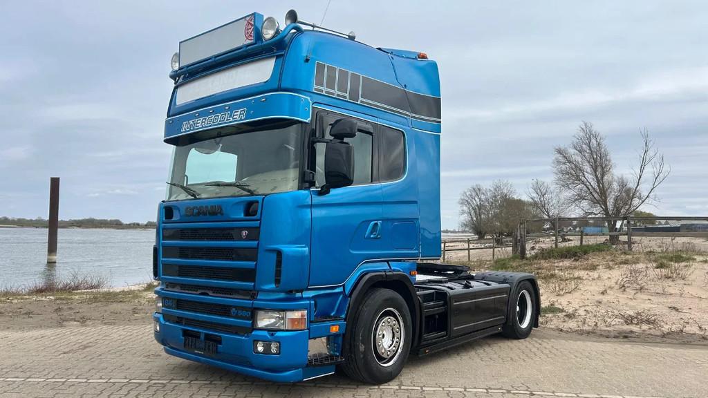 Scania R164-580 V8 Topline | handgeschakeld | special interi, Achterwielaandrijving, Scania, 580 pk, Te koop