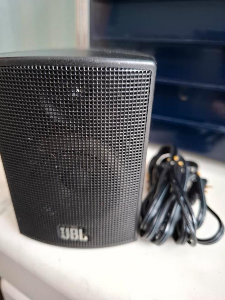 JBL 135SAT Satelliet Speakers + subwoofer - Zwart, Audio, Tv en Foto, Luidsprekers, Gebruikt, Front, Rear of Stereo speakers, Minder dan 60 watt