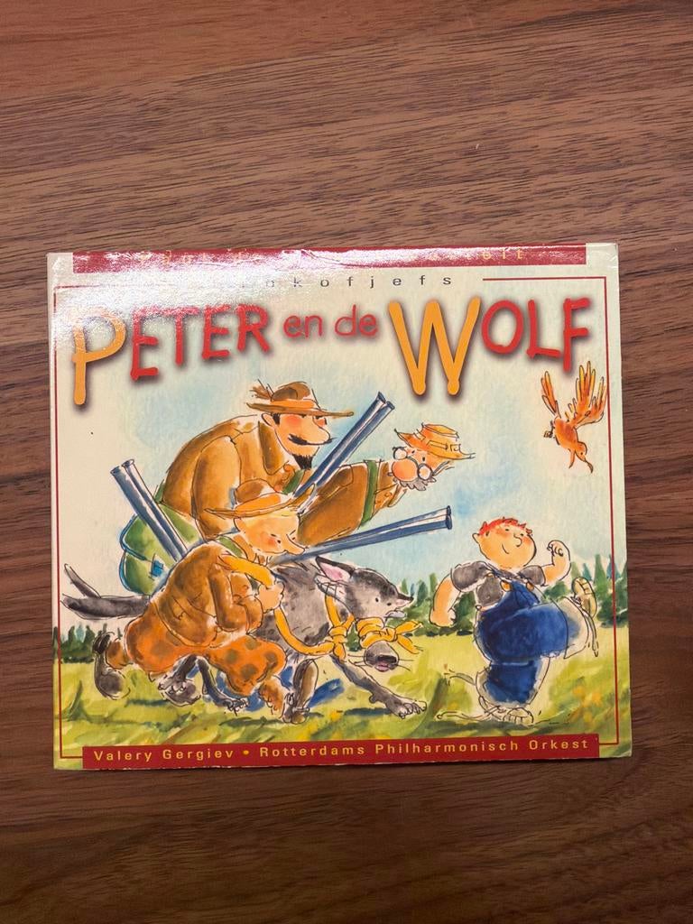 Peter en de Wolf - Muzikaal Sprookje CD met Paul de Leeuw, Ophalen of Verzenden, Gebruikt, Verhaal of Sprookje, 3 tot 5 jaar