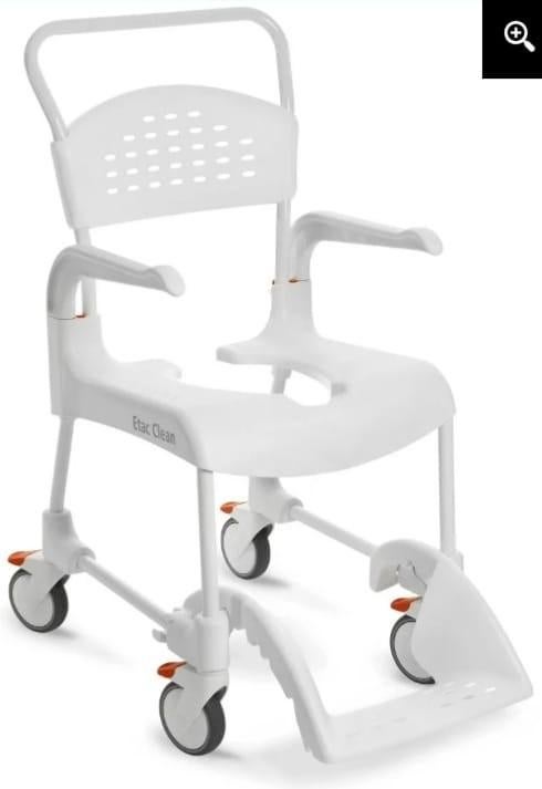 Professionele Etac clean wc douche rolstoel, Ophalen
