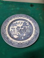 bord blauw churchill willow, Antiek en Kunst, Antiek | Servies los, Ophalen of Verzenden