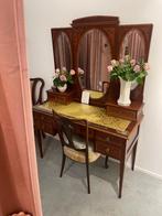 Prachtige oude Franse kaptafel, Huis en Inrichting, Woonaccessoires | Spiegels, Ophalen, Gebruikt, Rechthoekig, Minder dan 100 cm