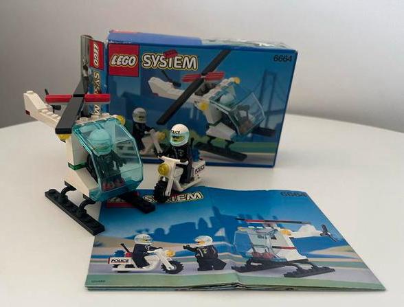 Lego 6664 Chopper Cops incl bouwinstructie en doos, Kinderen en Baby's, Speelgoed | Duplo en Lego, Lego, Ophalen of Verzenden