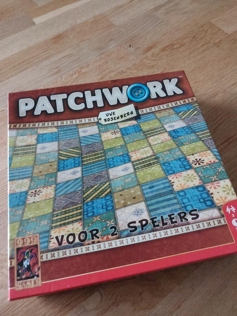 Patchwork bordspel voor 2 personen - Zo goed als nieuw, Een of twee spelers, Ophalen, Zo goed als nieuw, 999 Games