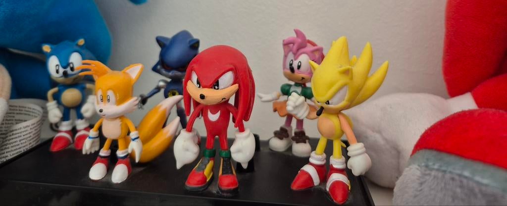 6 Sonic poppetjes 6-8 cm NIEUW, Ophalen of Verzenden